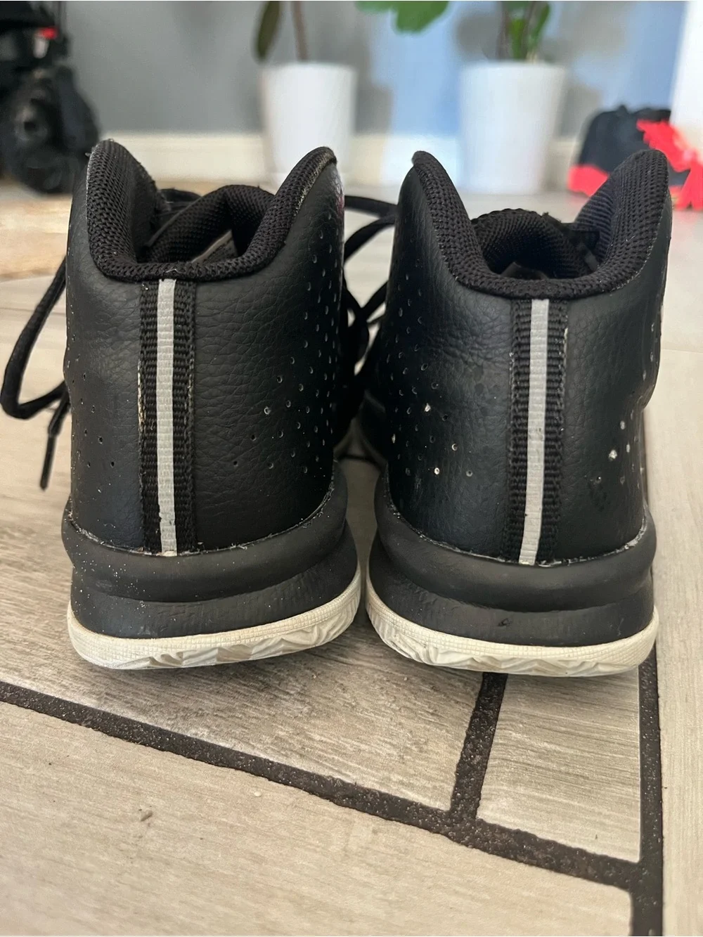 Under Armour Kids' Black Athletic Basketball Sneakers